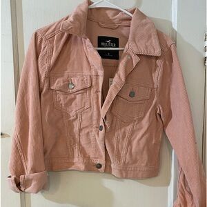 New with tag hollister crop jacket.